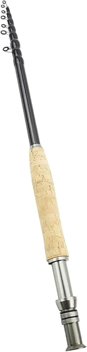 1 Piece Model YG022 2.1M 2.4M 2.7M 3.0M Telescopic Fly Fishing Rod Portable Carbon Ultralight Fast Action Fly Fishing Rod Cork Handle Tackle Pesca(3.0M)