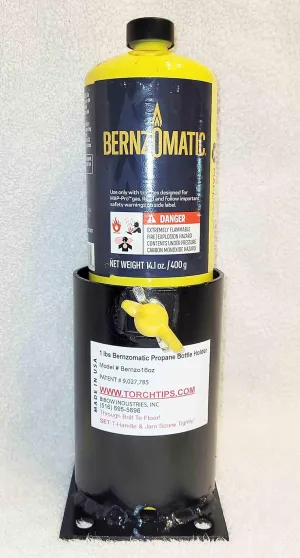 14.1 oz MAPP Bottle Holder - Fits Bernzomatic