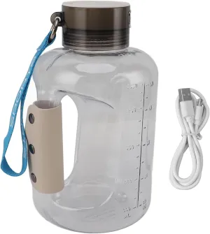 1.5L Hydrogen Water Generator, Portable SPE PEM Technology, Rechargeable Health Cup for Home and Office with Large Capacity, Ideal for Exercise Workouts (Beige)