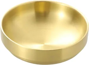 1pc Stainless Steel Shaving Bowl Men's Soap Foaming Container Portable Barber Tool for Shaving Soap Polished Edges for Safety Easy Cleaning for Home Travel Use