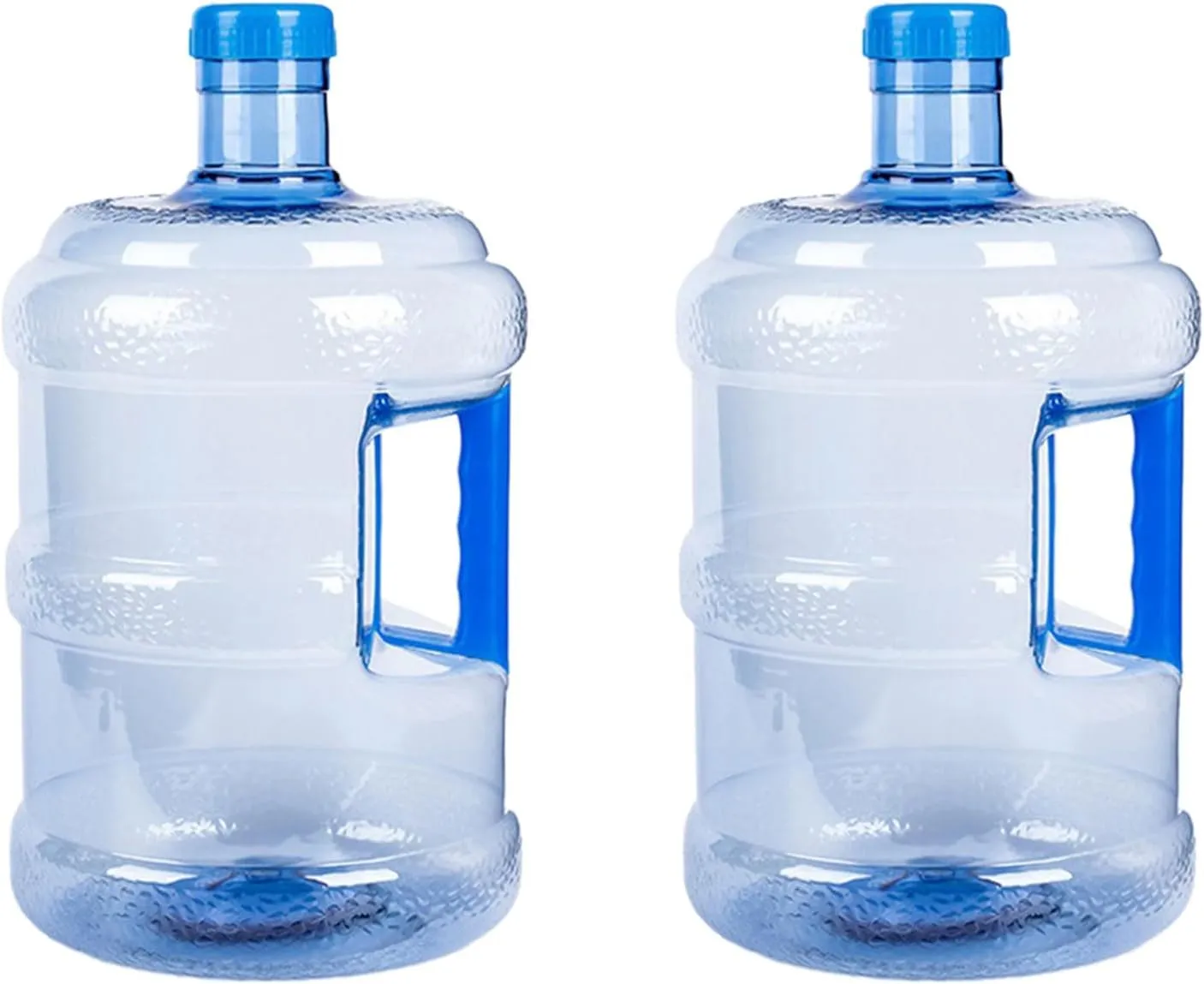 2 Gallon Portable Water Jugs, Large Capacity Water Bottle Reusable Water Container with Handle, Water Tank for Outdoor Camping Picnic (2pack)