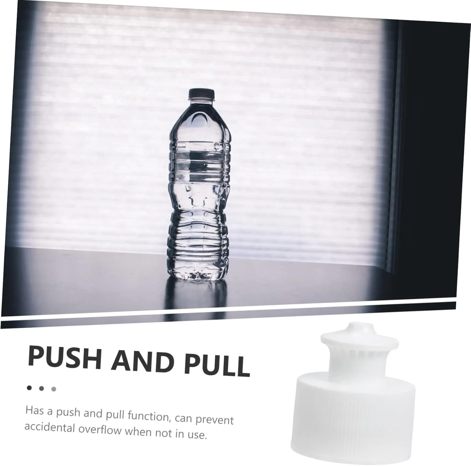 20Pcs Replaceable Bottle Caps for Household Water Bottles Sealing Sports Bottle Lids Reusable Bottle Accessories for Hydration Compatible with Standard Mouth Bottles