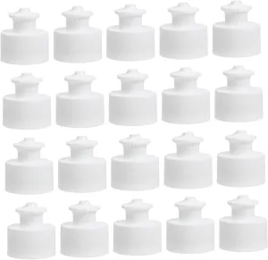 20Pcs Replaceable Bottle Caps for Household Water Bottles Sealing Sports Bottle Lids Reusable Bottle Accessories for Hydration Compatible with Standard Mouth Bottles
