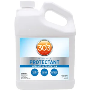 303 Products Aerospace Protectant Spray, UV Protection, Repels Dust, Dirt, & Staining, Matte Finish, Restores Like-New Appearance, Outdoor Cleaning Supplies 1 Gallon