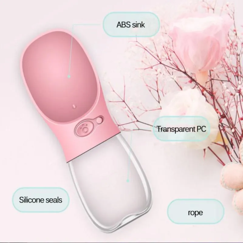350mL Portable Pet Dog Water Bottle