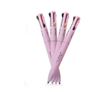 4 in 1 Makeup Pen, Multi-Function: Eyeliner, Lip Liner, Brow Pencil, Highlighter, Travel Size (02)
