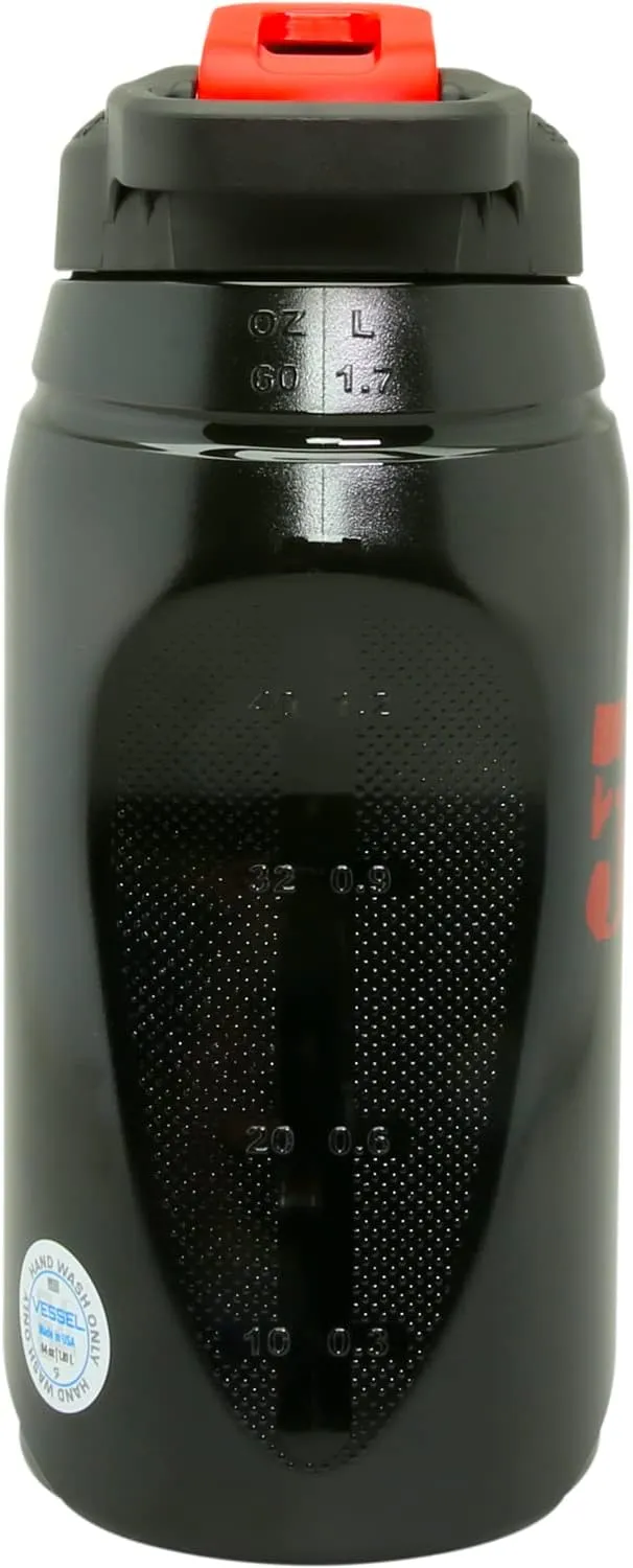 5% Nutrition Half Gallon Water Bottle with Handle | 64 oz Water Bottle | Big Water Jug for Sports | 64 oz Gym Water Bottle | Large Reusable Drinking Water Bottles