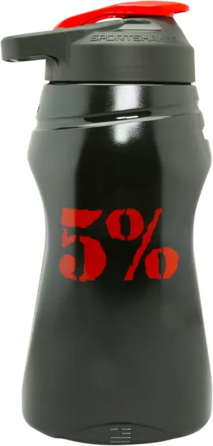 5% Nutrition Half Gallon Water Bottle with Handle | 64 oz Water Bottle | Big Water Jug for Sports | 64 oz Gym Water Bottle | Large Reusable Drinking Water Bottles