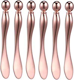 6 Pcs Eye Cream Stick Beauty Roller Massager Tool for Home and Salon Use Compact Facial Roller for Eye Care and Skin Massage Easy to Clean