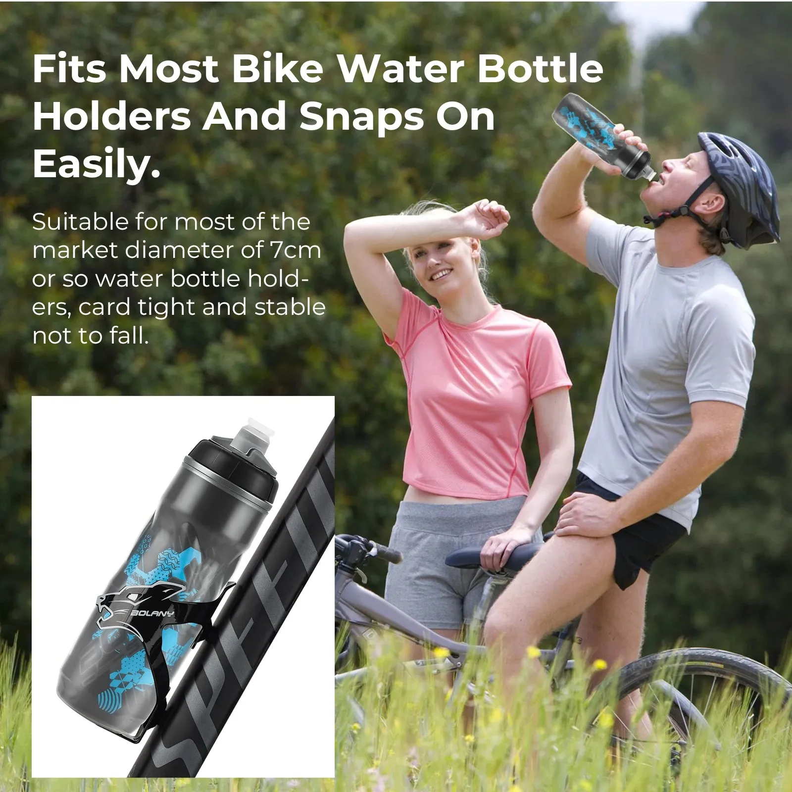 600ml Mountain Bike Water Bottle for Cycling