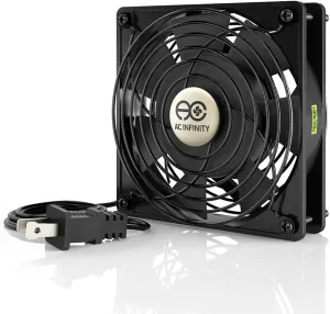 AC Infinity AXIAL 1225, Quiet Muffin Fan, 120V AC 120mm x 25mm Low Speed, UL-Certified for DIY Cooling Ventilation Exhaust Projects