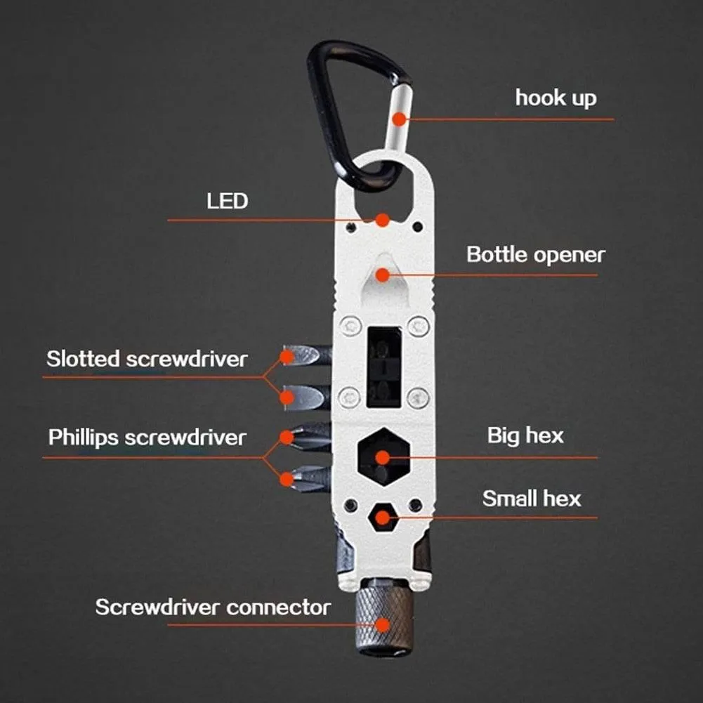 Adjustable Mini Screwdriver - Compact Camping Tool