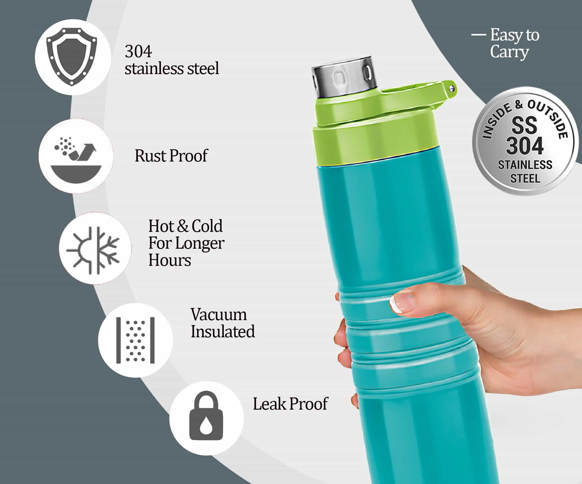 Amigo Thermosteel Water Bottle (Milton)
