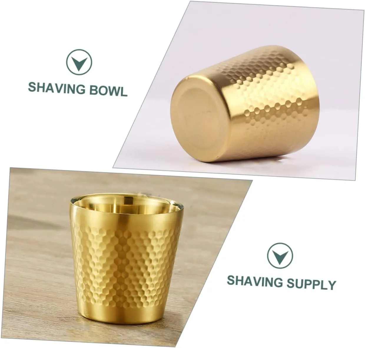 Angoily 1pc Stainless Steel Shaving Soap Bowl for Men Foaming Vessel Elegant Design Portable Mixing Tool Easy to Shaving