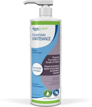 Aquascape Fountain Maintenance Water Feature Treatment, Easy-to-Use Pump Top, Liquid, 16-oz | 96056