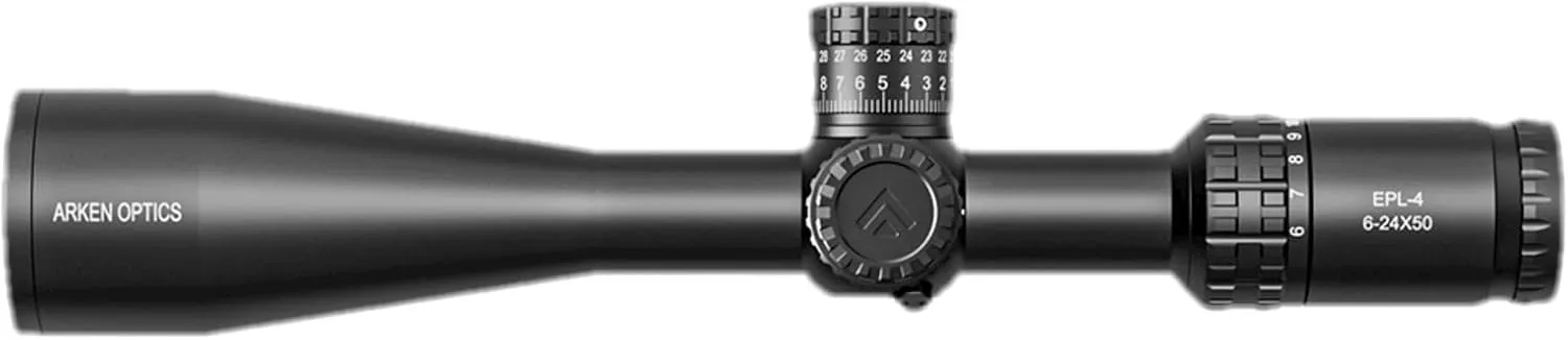 Arken Optics EPL4 FFP Illuminated Reticle with Zero Stop 30mm Tube Lightweight Rifle Scopes for Hunting