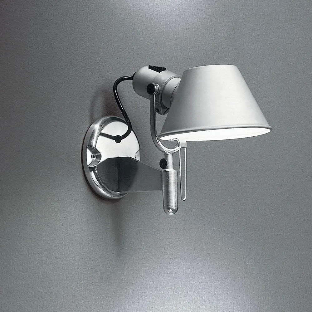 Artemide Tolomeo Wall Spot Led 10w 30k Aluminum with Dimmer Switch