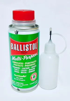 Ballistol Multi-Purpose Lube Cleaner Protectant 4 Ounce w/Drip Bottle