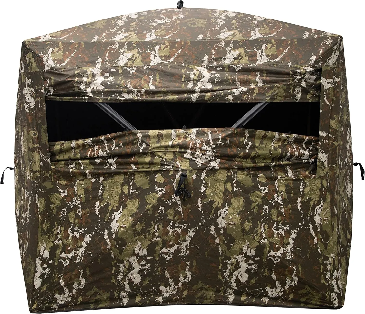 Barronett Blinds Portable Hunting Blind, Side-by-Side Hub Blind, Huge Interior, Large Shooting Windows