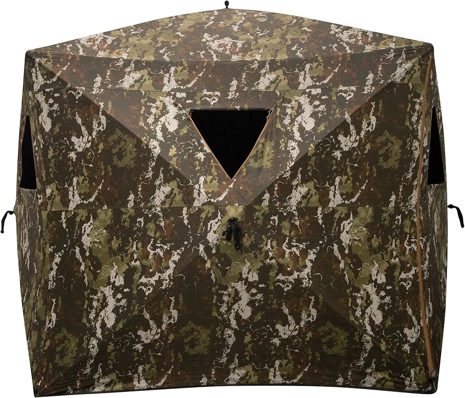 Barronett Blinds Portable Hunting Blind, Side-by-Side Hub Blind, Huge Interior, Large Shooting Windows