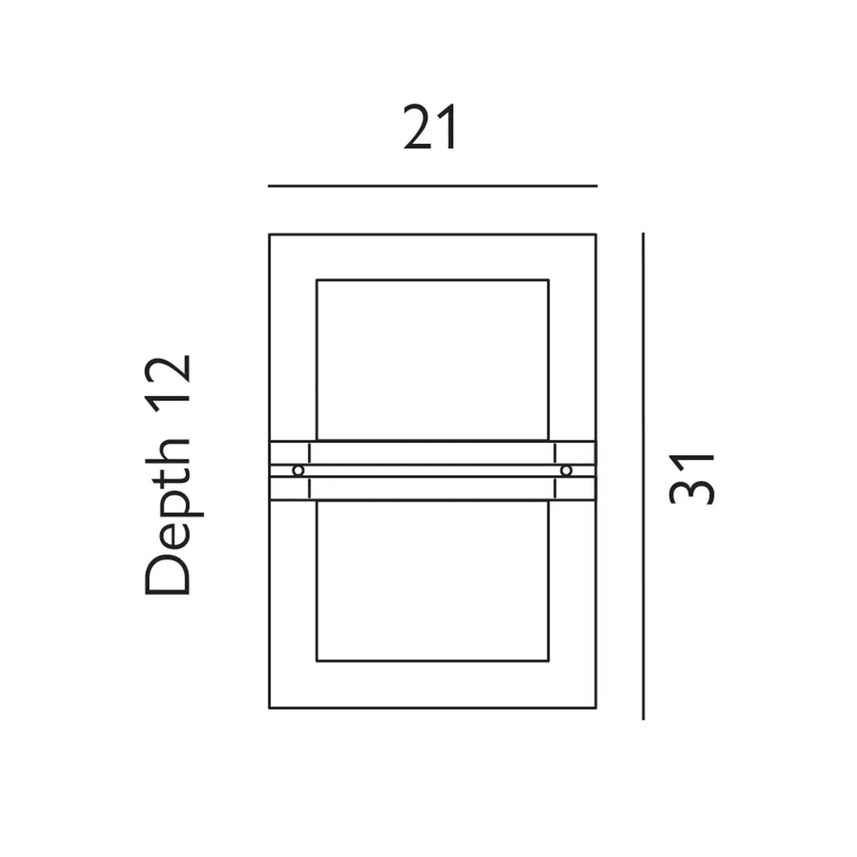 Basel 1 Light Wall Lantern - Galvanised With Frosted Glass | Galvanised