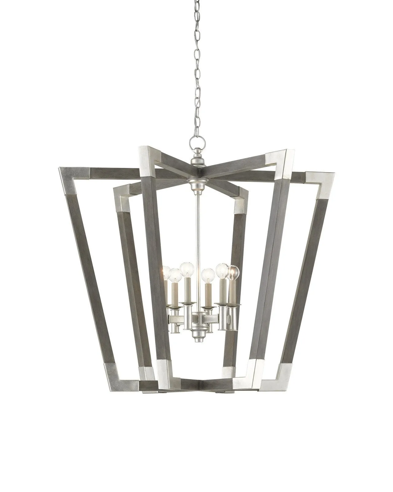 Bastian Large Gray Lantern