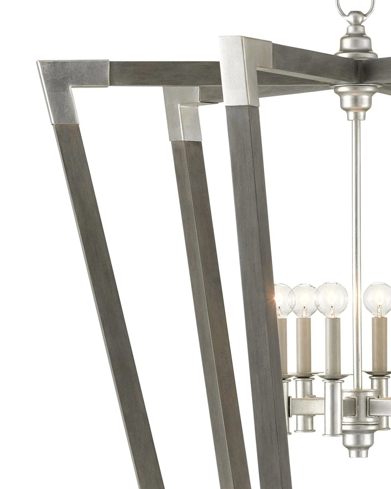 Bastian Large Gray Lantern