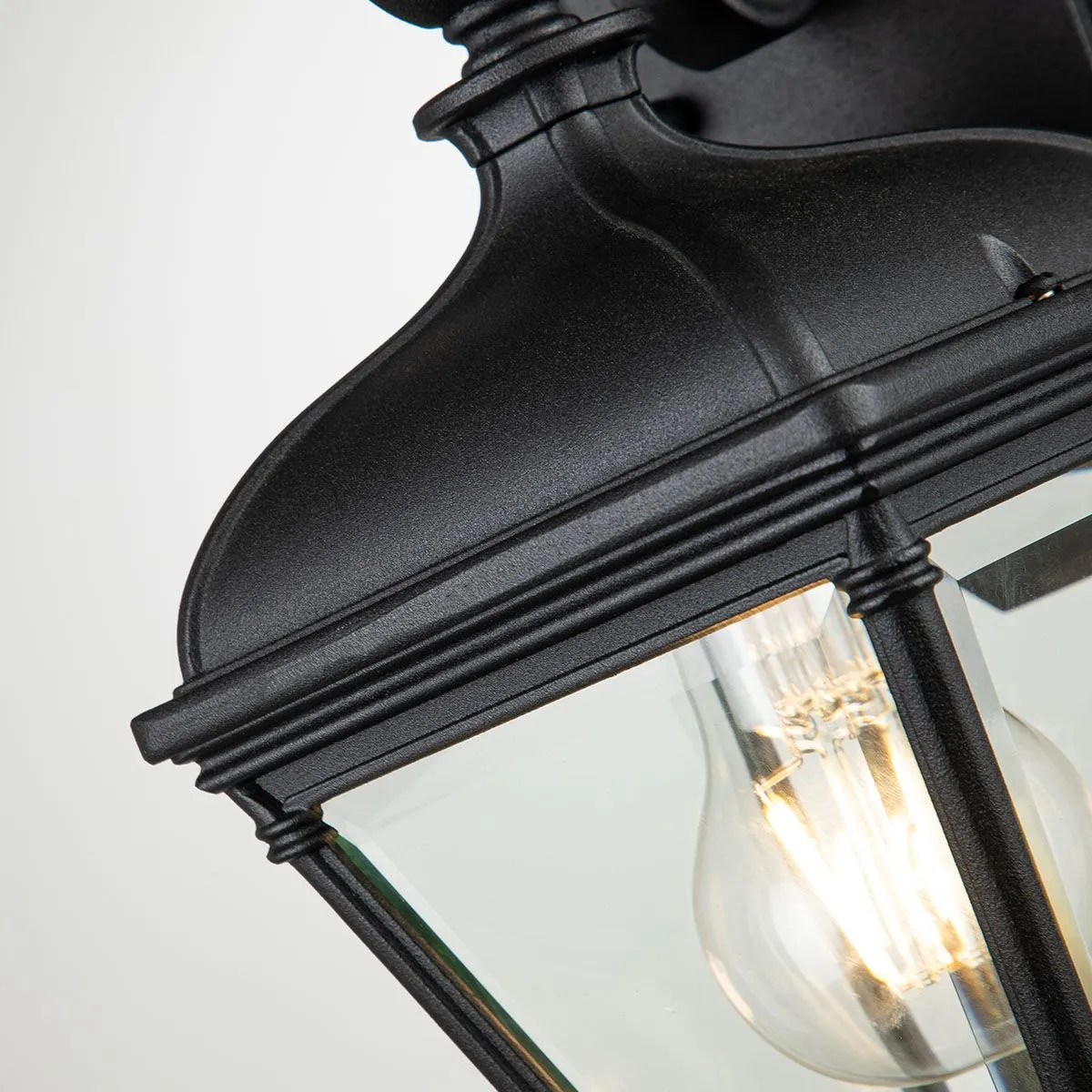 Bayview 1 Light Small Wall Lantern | Black