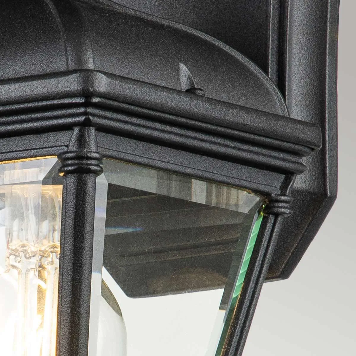 Bayview 1 Light Small Wall Lantern | Black