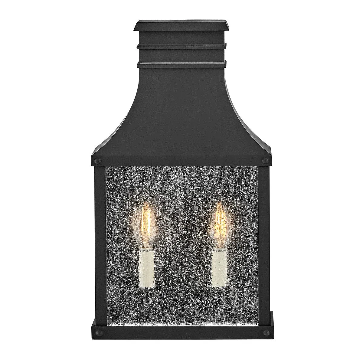Beacon Hill 2lt Half Wall Lantern | Museum Black