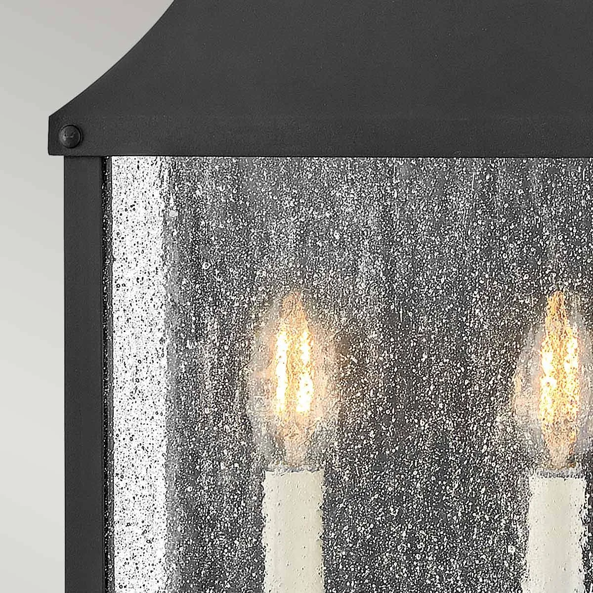 Beacon Hill 2lt Half Wall Lantern | Museum Black