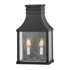 Beacon Hill 2lt Half Wall Lantern | Museum Black