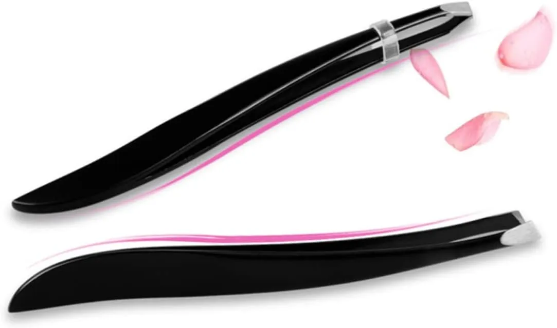Beaupretty 3sets Stainless Steel Eyebrow Tweezers Multi-functional Eyebrow Makeup Tools Ergonomic Design for Precision Grooming for Personal and Compact and Portable