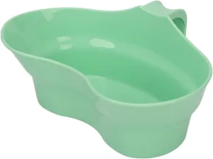 Bed Mouthwash Cup, Emesis Tray, Oral Care Basin Cup with Grip, Teeth Cleaning and Vomit Collection for Elderly Bedridden Patients