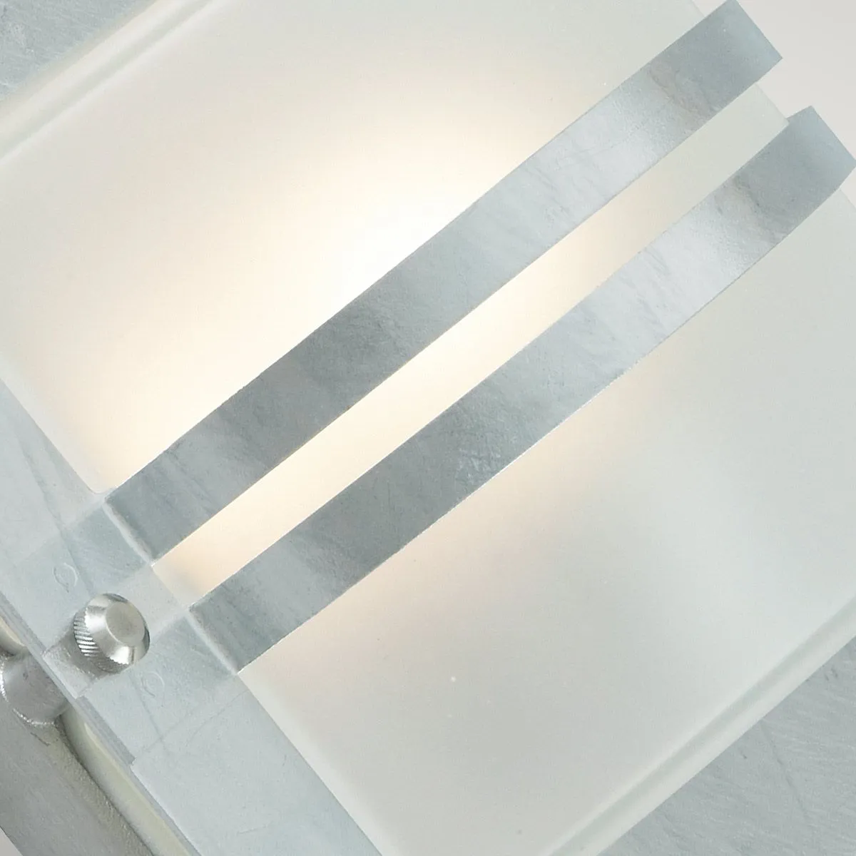 Bern 1 Light Wall Lantern - Galvanised With Frosted Glass | Galvanised