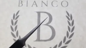 BI-EL204 Bianco Instruments Bottle Nose Fine Point Tweezers Precision Hair Removal - Perfectly Aligned & Hand-Filed Sharp Tweezers - Stainless Steel Needle Nose Tweezers (Single)