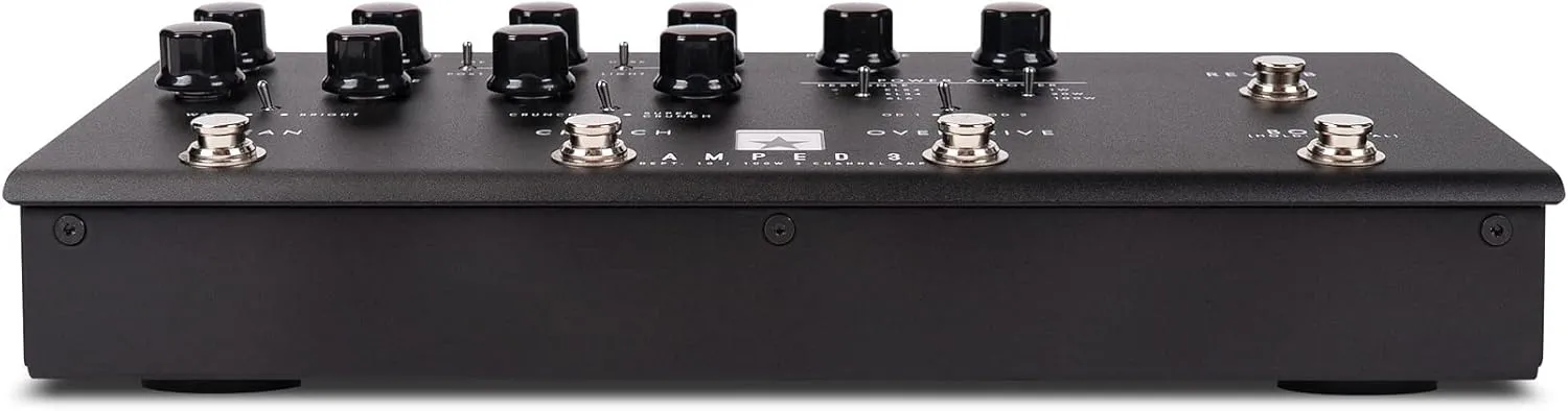Blackstar AMPED3 100W Multi-Channel Floorboard User Programmable Presets Guitar Amp Pedal for Fine-Tune your Cabinet, Mic, and Room Simulations