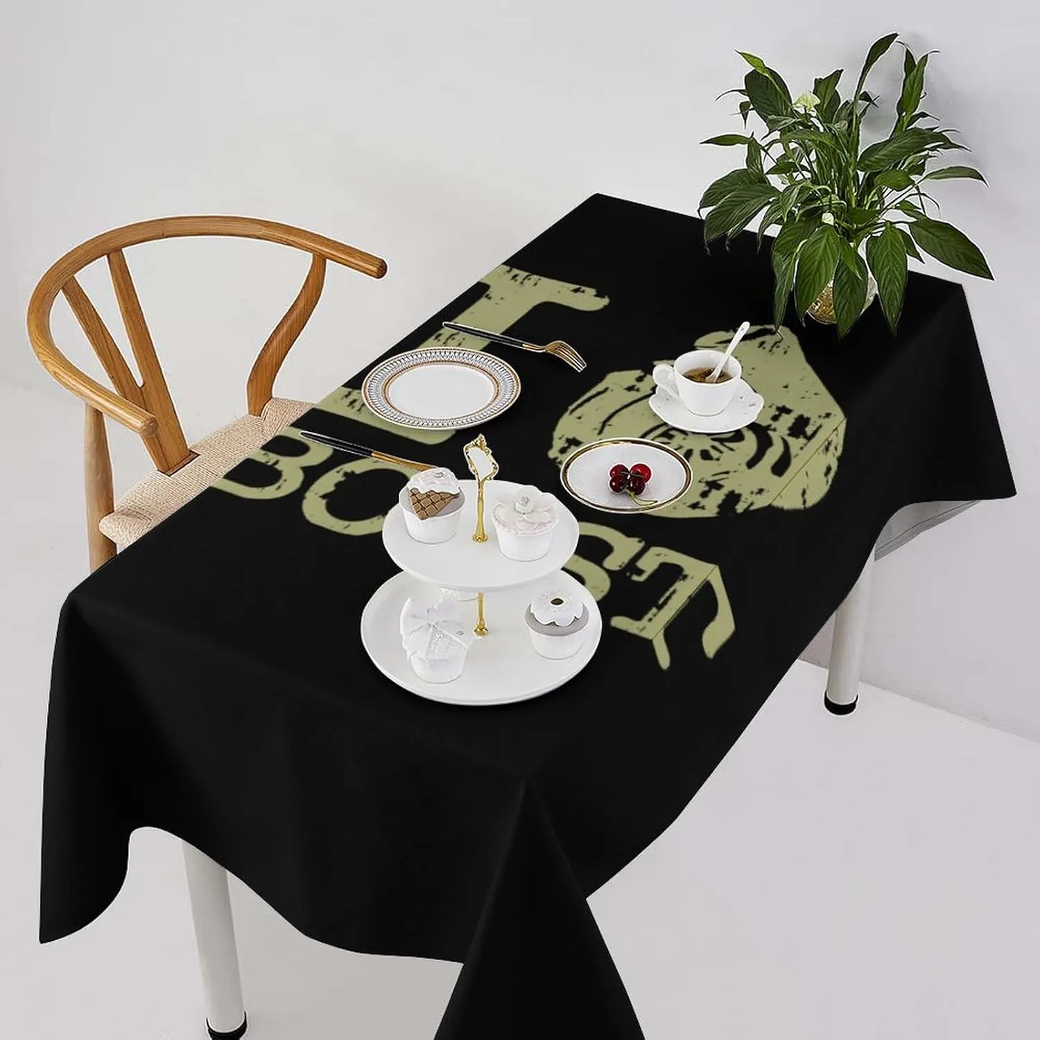 Boost Engine Car Racing Newborn Flax Tablecloth Washable Table Cover Kitchen & Dining Tabletop Accessories
