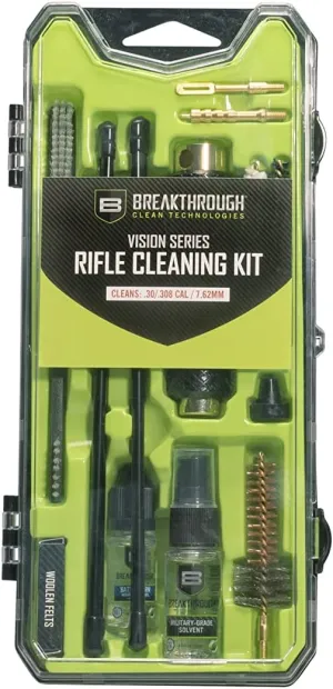 Breakthrough Clean Technologies Universal Gun Cleaning Kit for Rifle, Shotgun, Handgun, and Airgun Care and Maintenance - Durable Storage Case - All-in-One Solvent