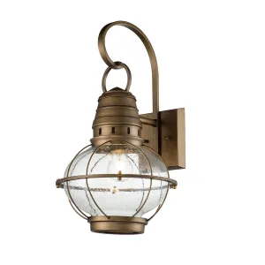 Bridgepoint 1 Light Large Wall Lantern | Natural Brass