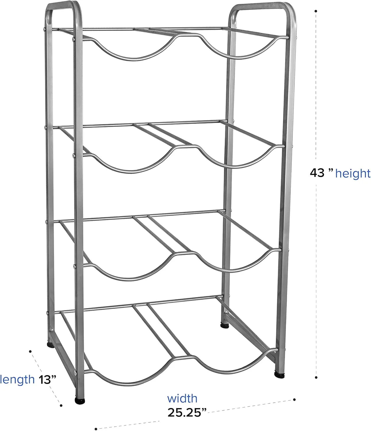 BRIO Double-Column Water Bottle Stands (GREY) (8-Bottle)