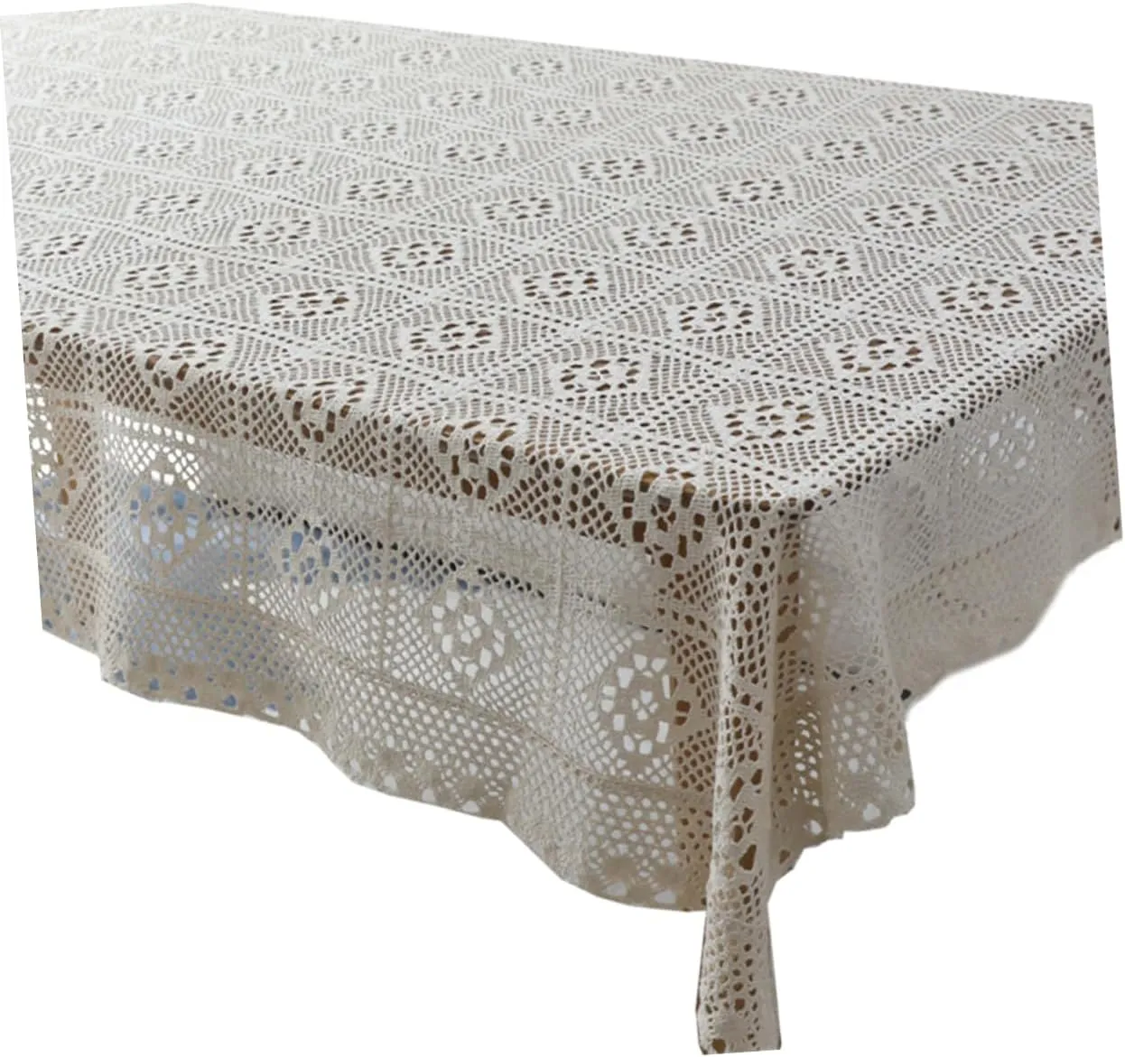 Camping Tablecloth Rectangle Fitted Table Cover Decorative Tablecloths for Outdoor Tables