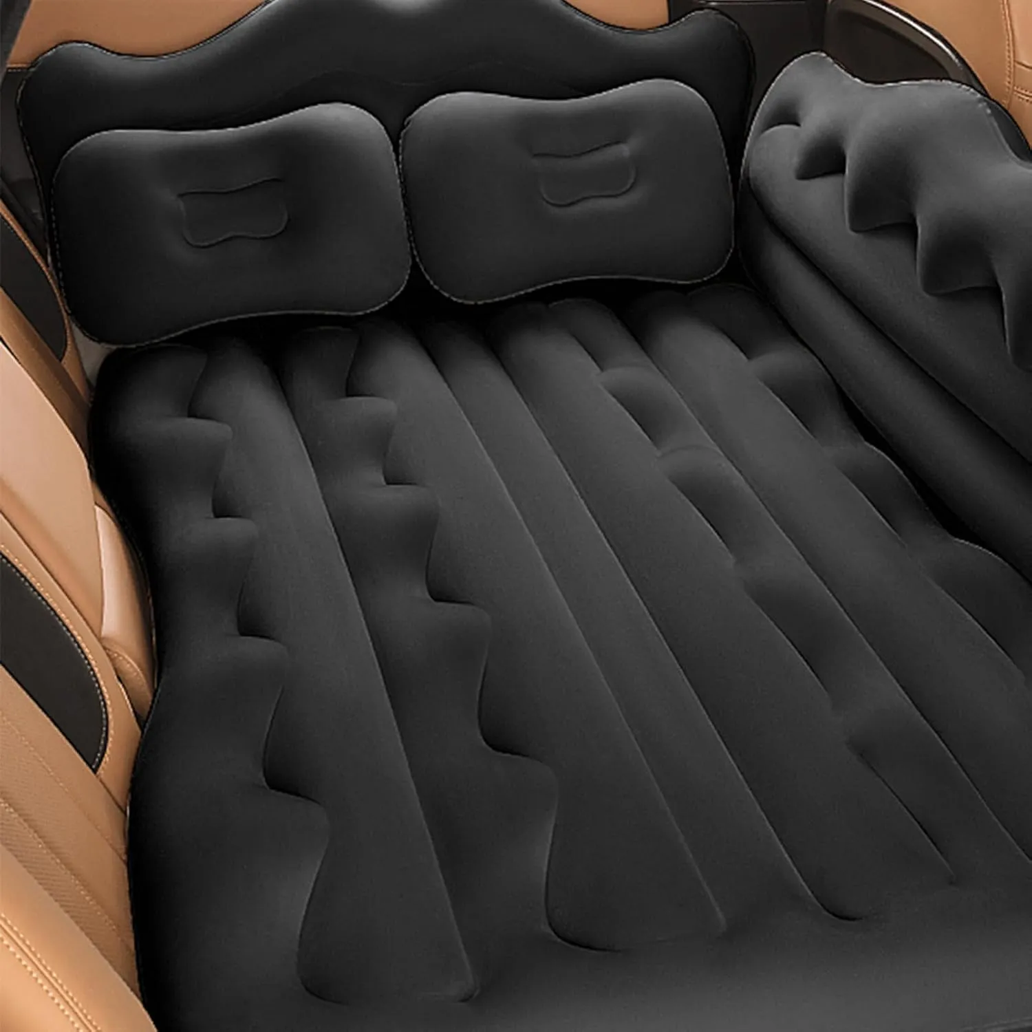 Car Air Mattress for HAVAL H9(5seats) 2015 2016 Thickened Durable Car Camping Air Mattress Bed with Air Pump Inflatable Sleeping Mat,A