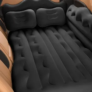 Car Air Mattress for HAVAL H9(5seats) 2015 2016 Thickened Durable Car Camping Air Mattress Bed with Air Pump Inflatable Sleeping Mat,A