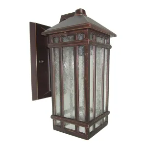 Chedworth 1 Light Wall Lantern | Old Bronze