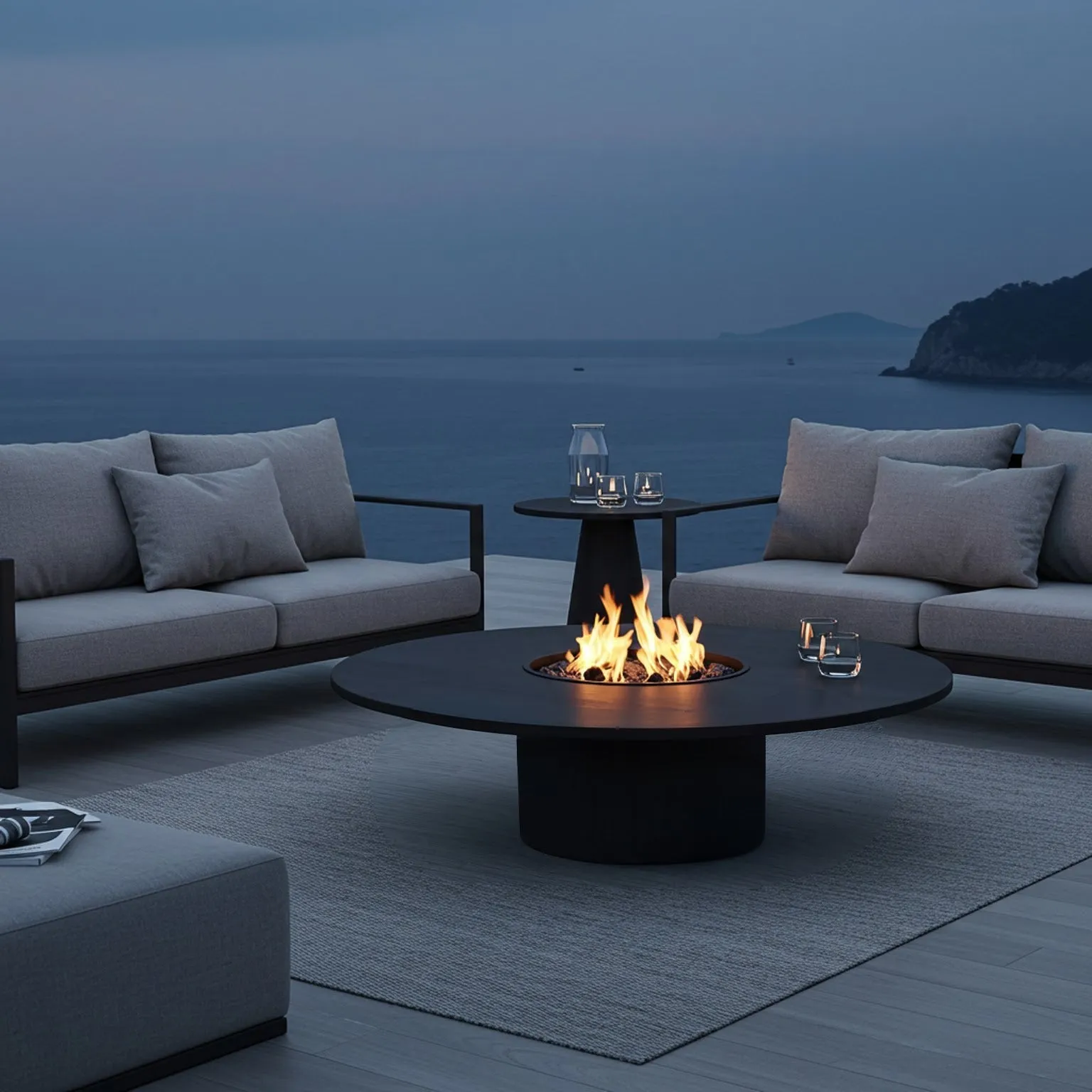 Circa Fire Table (Tabletop)- Aluminum