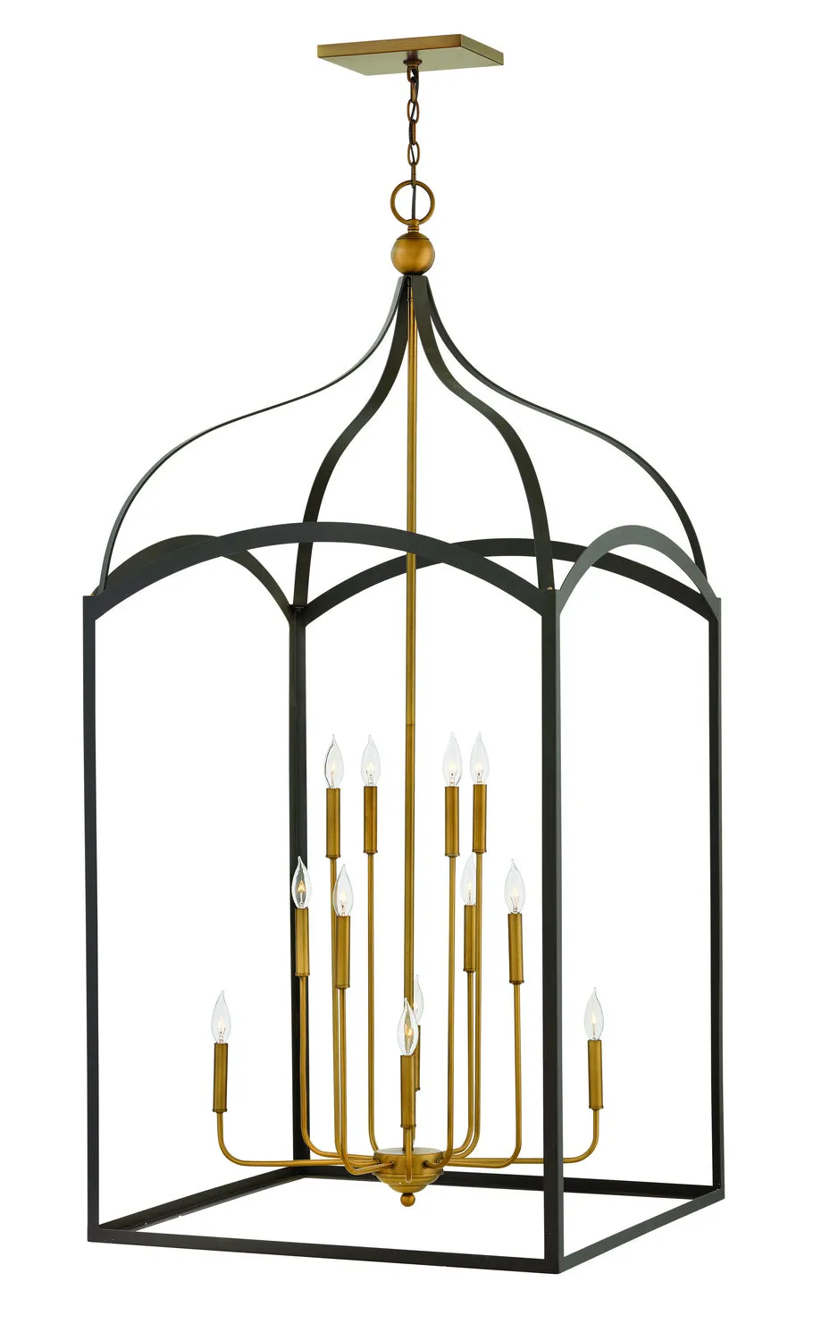 Clarendon LED Chandelier in Bronze
