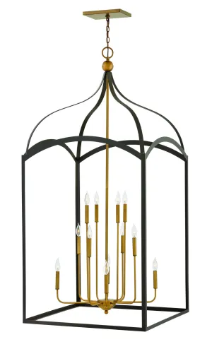 Clarendon LED Chandelier in Bronze