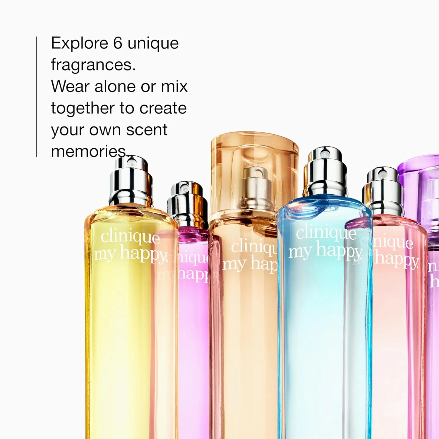 Clinique My Happy Fragrance Spray | Cocoa & Cashmere, Baby Bouquet, Cookies & Kisses, Indigo Mist, Lily of the Beach, Peony Picnic