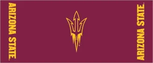 Collegiate Kwik-Covers Rectangle Plastic Table Covers, Bundle of 2 (Arizona State University, 6')